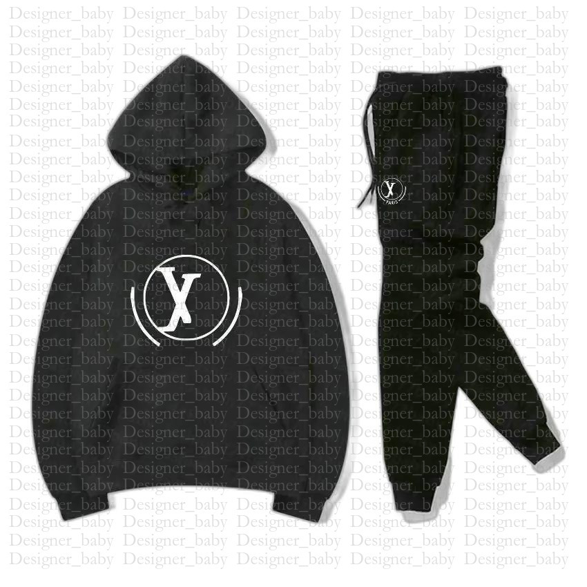 fashion In stock 2 11 years children's Clothing Sets BABY boys girls Garment Luxury Pattern Designer Sweater Suit kids coat+pants