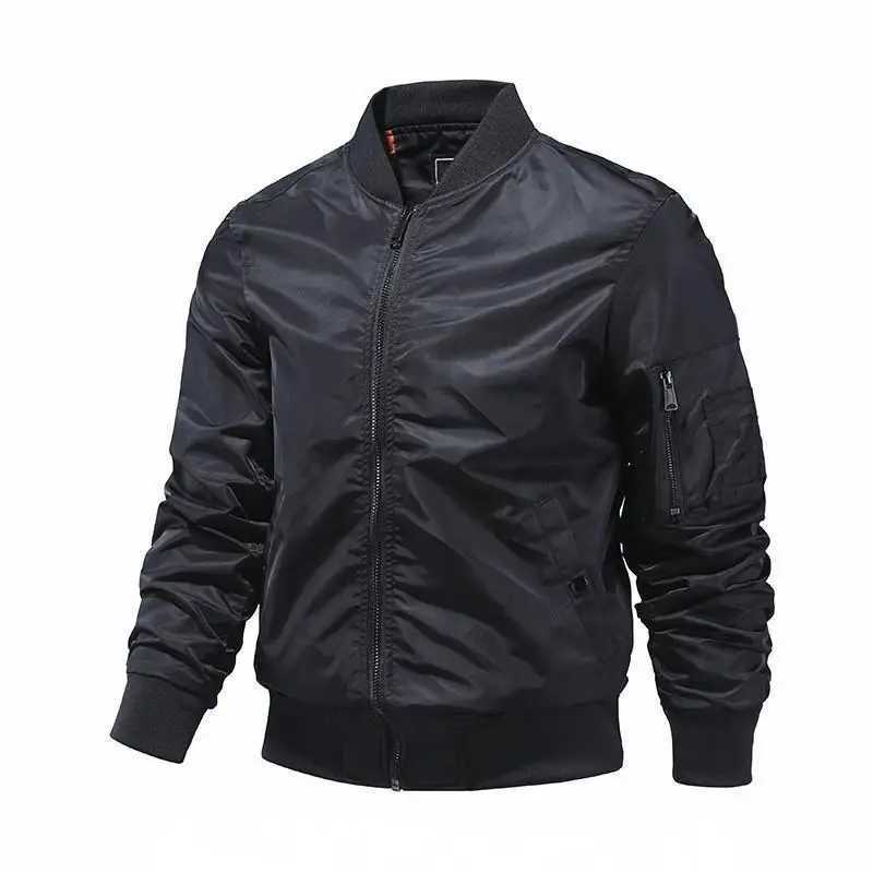 Men's Bomber Jacket Stylish Comfortable Casual Jacket with Zip Closure for Air Force Clothing Spring Aviator Jacket Men S261017DPM6