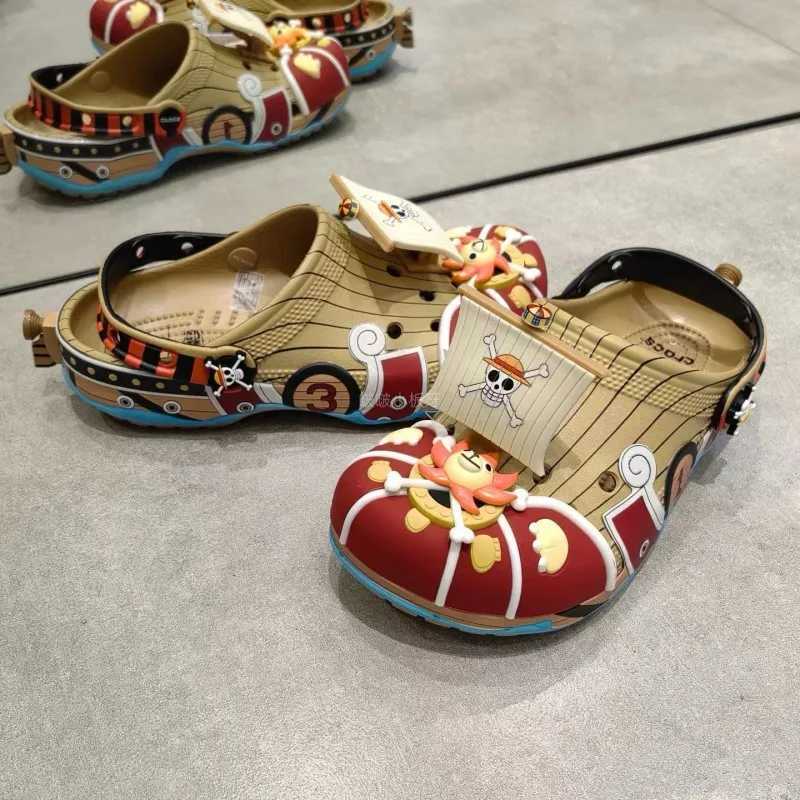 ONE PIECE Luffy Men Non-Slip Home Shoes Chopper ZORO Cartoon Sasuke Cave Shoes Anime Slippers Outdoor Travel Beach Sandals Q261015