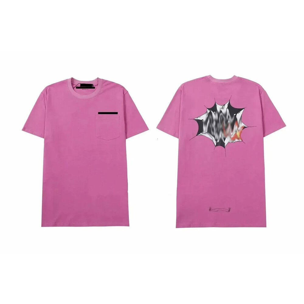 2026 10A Chrome Shirt Designer Oversized Graphic T Shirt Designer Shirt Sanskrit Tee Chrome Pink Men Popular T Shirts High Street Graphic Tops De6