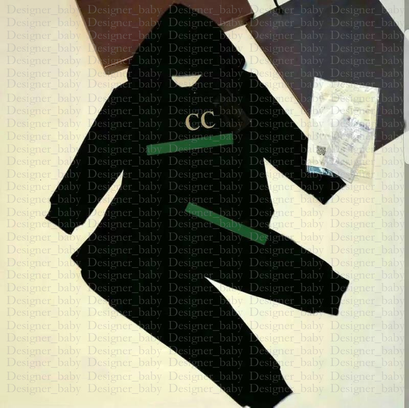 2 11 T fashion children's Clothing Sets BABY boys girls Garment Luxury Pattern Sweater Suit kids designer coat+pants black white G00281