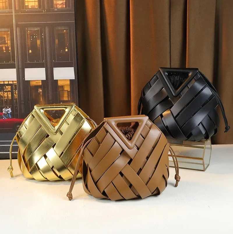 Evening Bags Trendy Vegan Leather Woven Tote Bag for Women Top Handle Purses and Handbags Fashionable Crossbody Shoulder Bag Tote Purses 2025 H26101