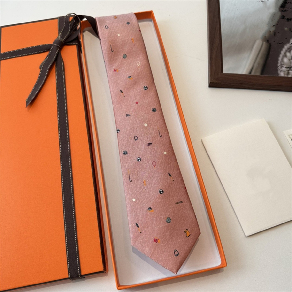 SS Neck Ties box New Mens Printed 100% Tie Silk Necktie black blue Aldult Jacquard Party Wedding Business Woven Fashion Design Tie 0941