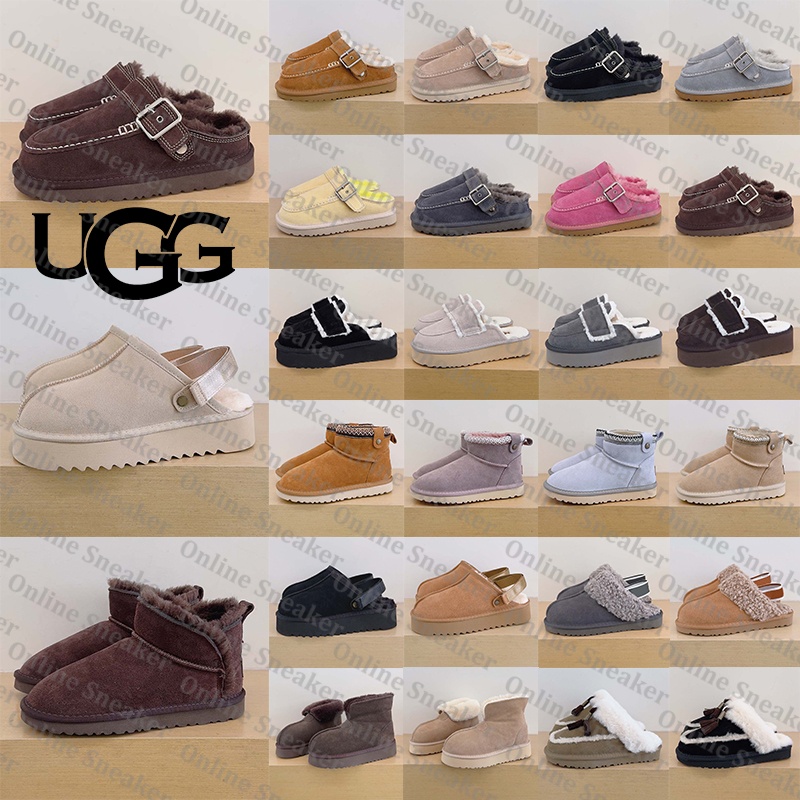 Free Shipping With Box Designer uggswomens uggsmans boots womens black botte bottes booties Shoes tasman uggevelina evelina clogs slippers tazz for