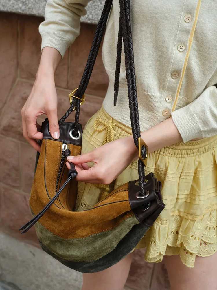 Designer Hobos Totes Bag Suede Dumpling Fiable Versatile Shoder Bag Trendy Simple Casual Crossbody Bag for Wen J261016