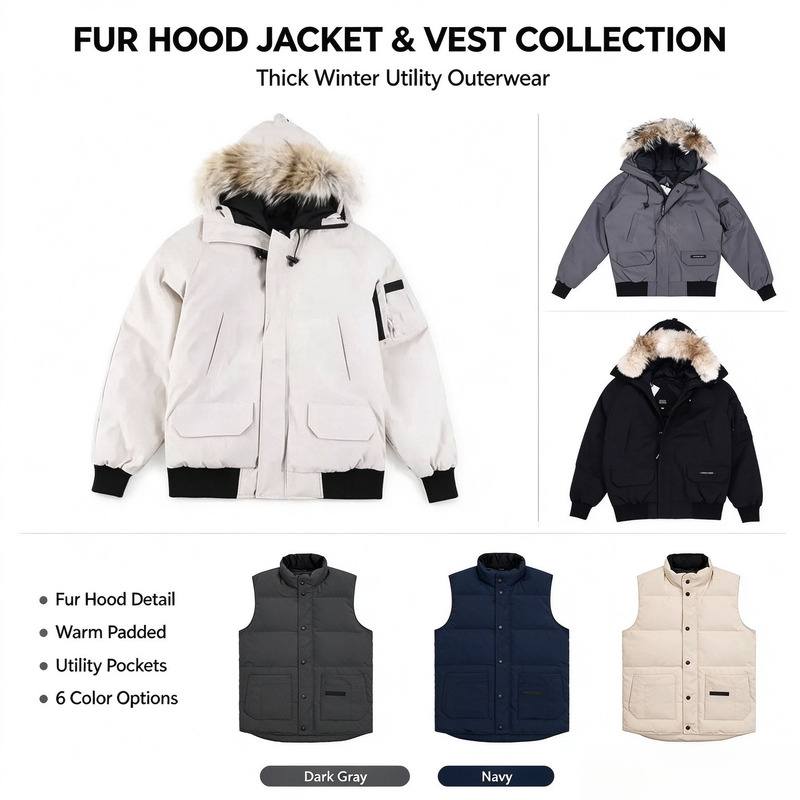 Men's Canadian Coats Jacket Designer Jacket Men's and Women's Jacket Couple Classic Design Winter Down Jacket Men's Outdoor Mult