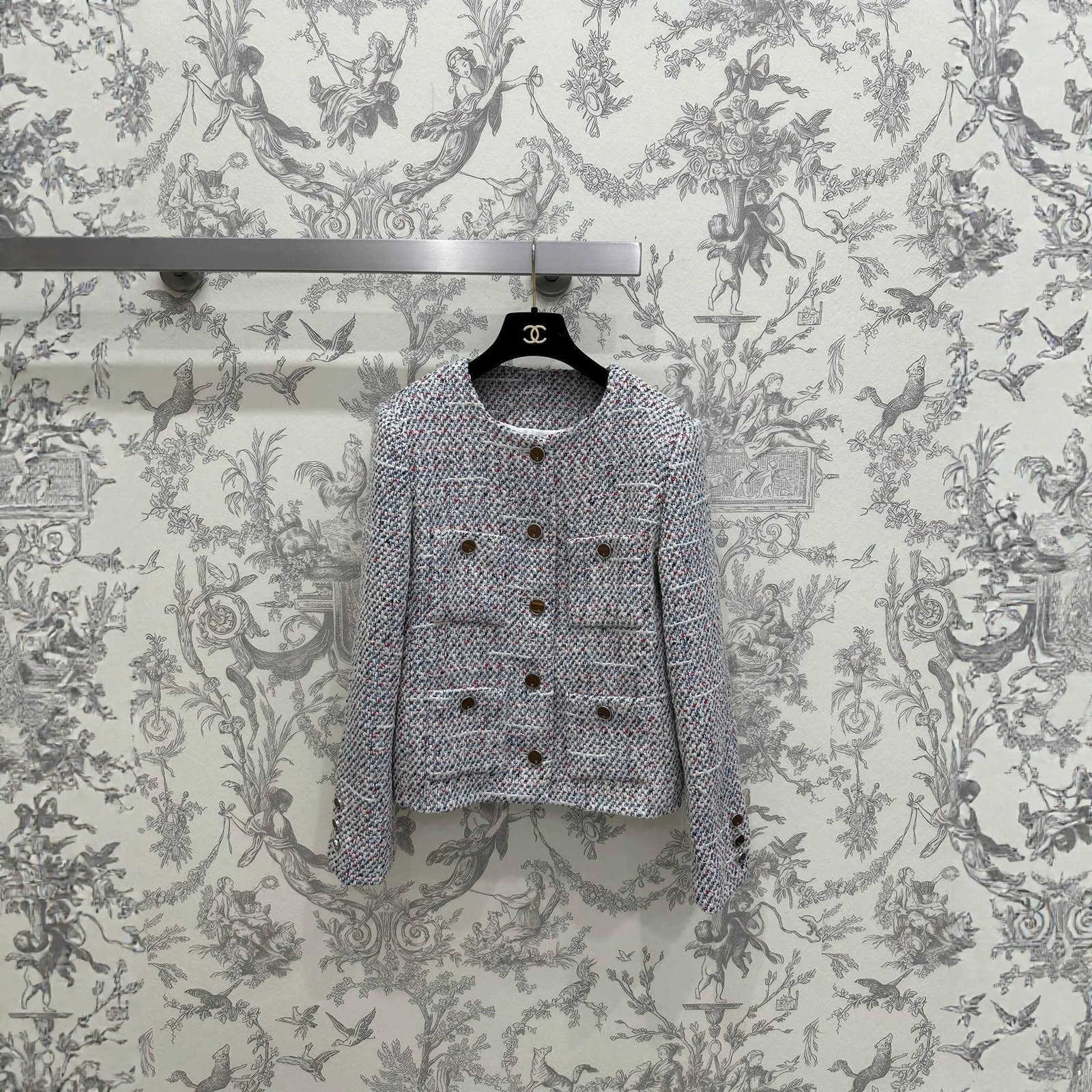 Women's Jackets Designer Short, jacket for women, new spring/autumn collection, French-inspired, and versatile top for women