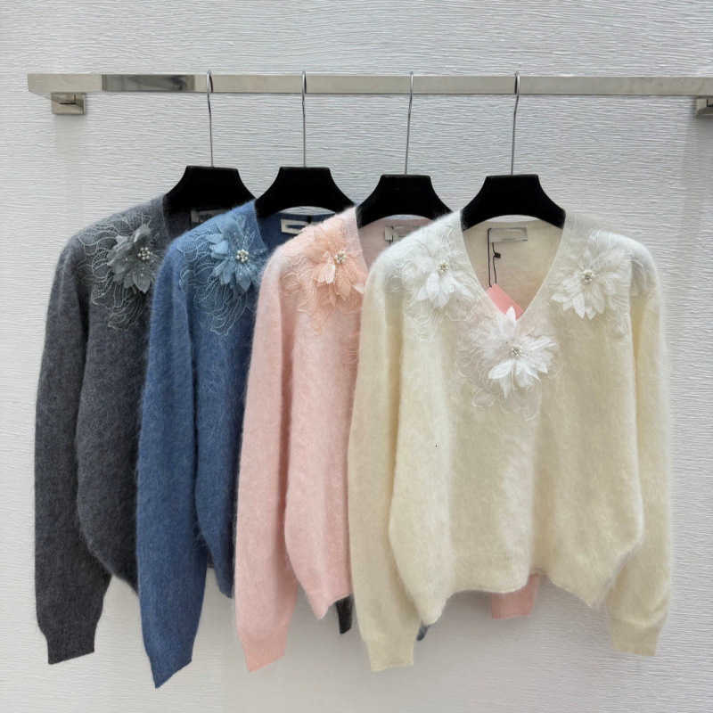Women's Sweaters designer clothes women M's 26 Early Autumn New Solid Color, Simple V-Neck Knit Long-Sleeve Cardigan
