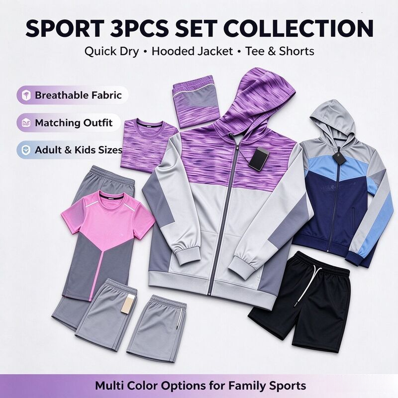 3piece High set quality tracksuit tech Mens tracksuit designer Quick dry set miller tracksuit kid tracksuit Men's Adults tracksuit Short Sleeve