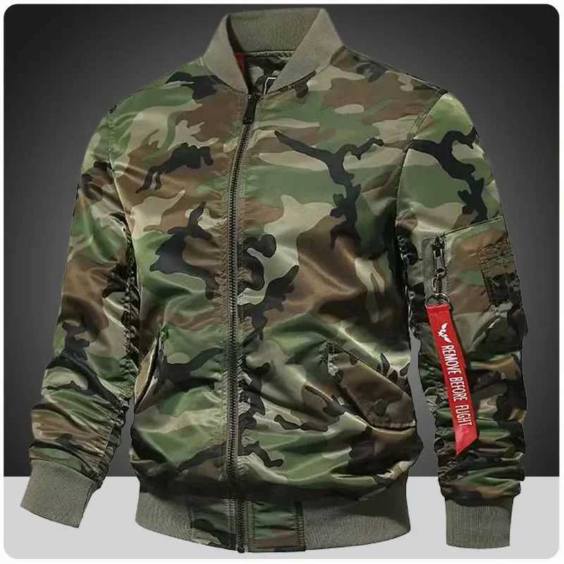 Men's Spring Fall Lightweight Camouflage Jacket Windbreaker Softshell Varsity Jackets Men Fashion Sportswear Coats S261017DSX9