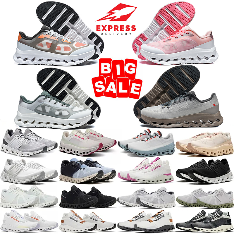 Designer Running Shoes OC Cloudtilts Remix 6 monster 2 Mens Womens Sneakers Black White Pink Grey Blue Outdoor Shock Absorption Sports Jogging