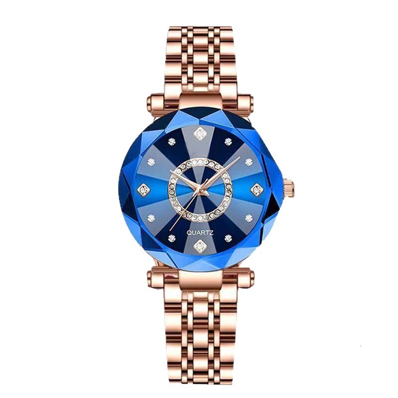 multi-function 30/50/100M waterproof sports Wrist Watch Women's Quartz Gold-Plated Watch, High-Value Simple Alloy Strap Vin ljh856