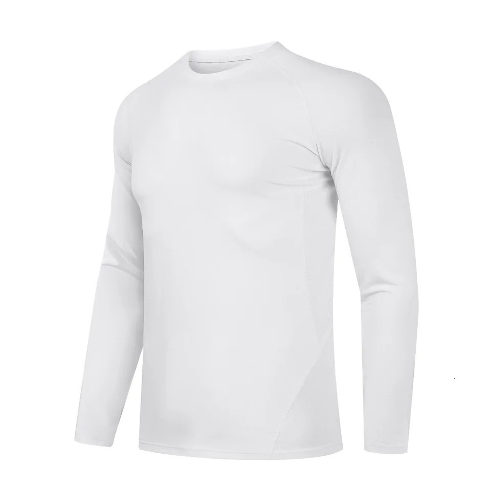 Men Long Sleeve Shirts Quick Dry Moisture Wicking Compression Athletic Undershirt Base Layer for Fishing Workout Gym Running 261017