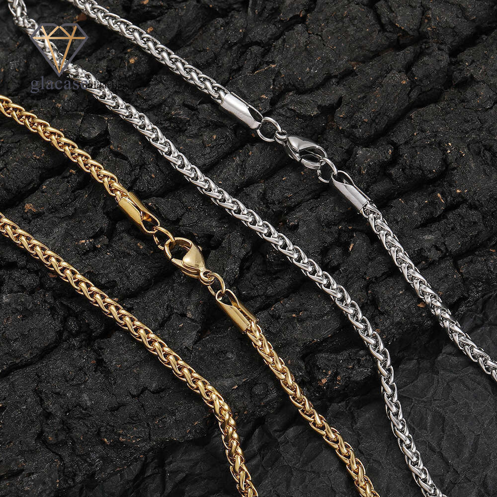 3mm 925 Sterling Silver 18K Gold flower basket hiphop cuban chain trendy layered Jewelry Hip Hop necklace wholesale for men