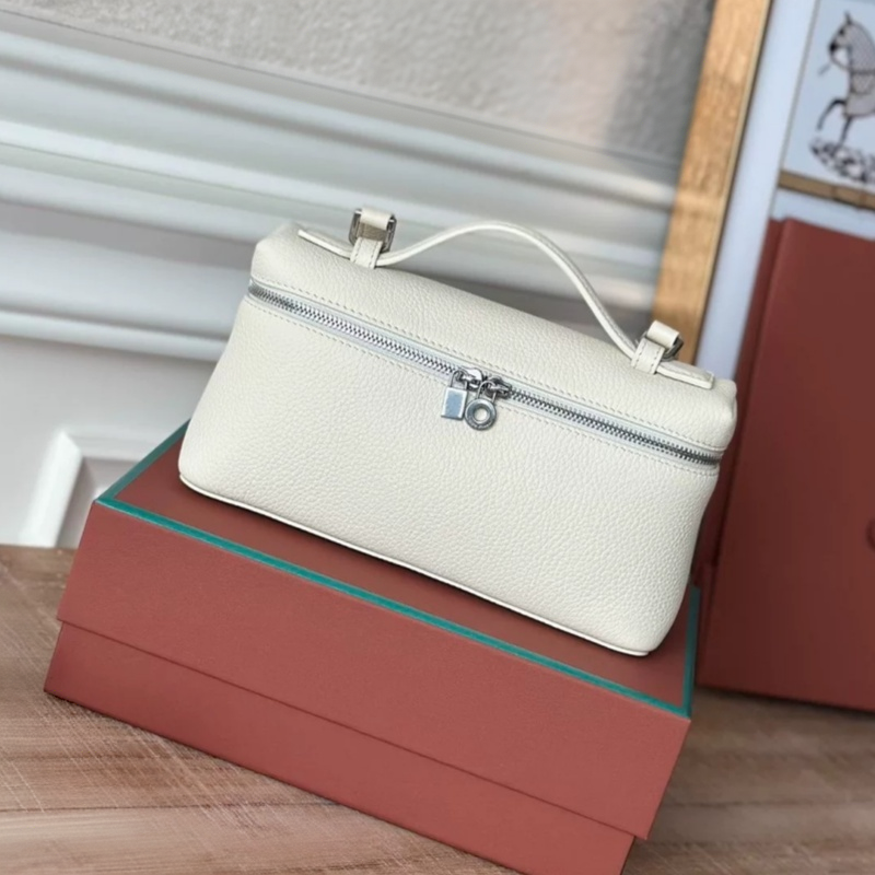 Women Bags Pouch Box Bag Handbag Cosmetic Vanlity Bag Makeup Bag Crossbody Bag handle Cases Shoulder Bag Toiletry clucth 19cm