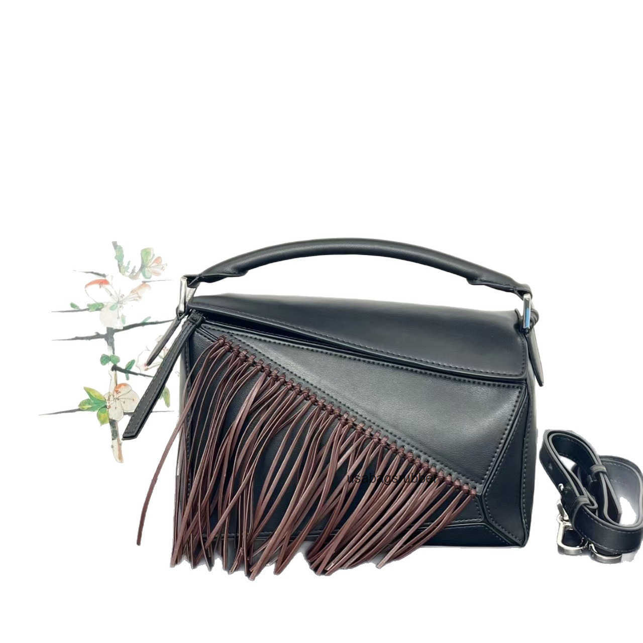 Modern Designer Style Korean style tassel handbag for women 2026 summer new model everyday stylish textured shoulder and crossbody bag
