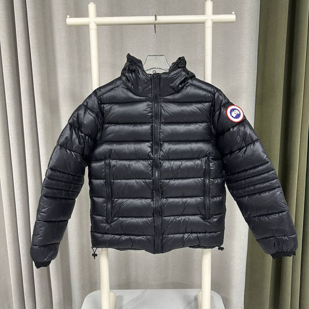 Mens Canada Jacket Lightweight Crofton Designer Jacket Lightweight Men And Womenhooded Thickened Coat Keep Warm And Windproof Top Black Mark Coat E7