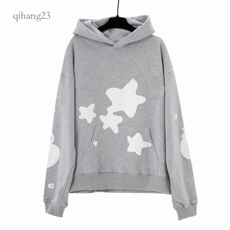 Spider Hoodie Hoodies Designer Puff Print Young Thug Pullover Sweatsuit Loose Casual T Shirt Mesh Print Streetwear Spyder Web Print 2 Piece Set Fot