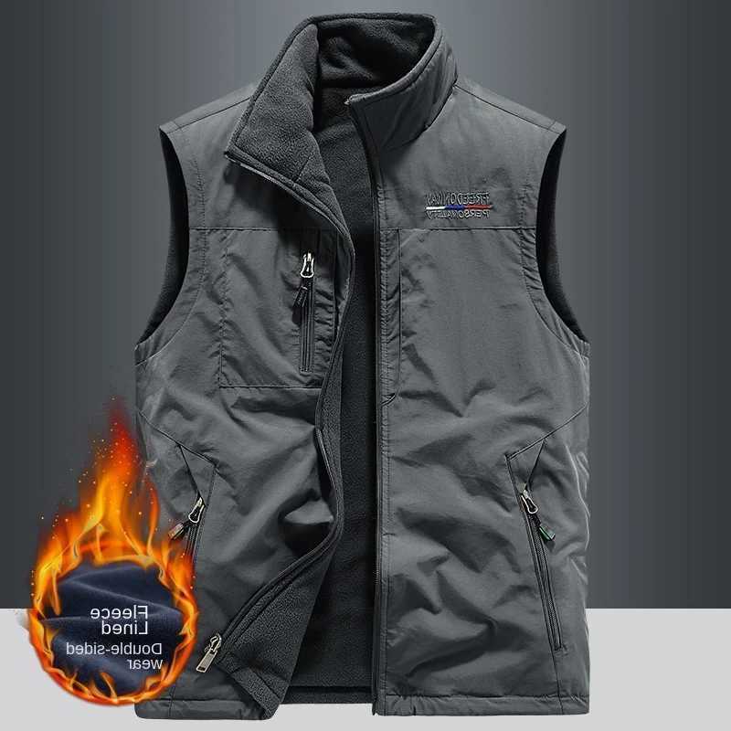 Men Vest Outdoors Gilet Men Casual Heated Vest Man Plus Size Body Warmer Hiking waistcoat Clothing Luxury Thermal Fashion Mens Heating Winter Coat G