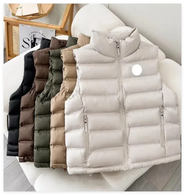 2026 womens down vest jackets French designer brand sleeveless lady vest luxury embroidery badge Outerwear Coats size M/L/XL/XXL