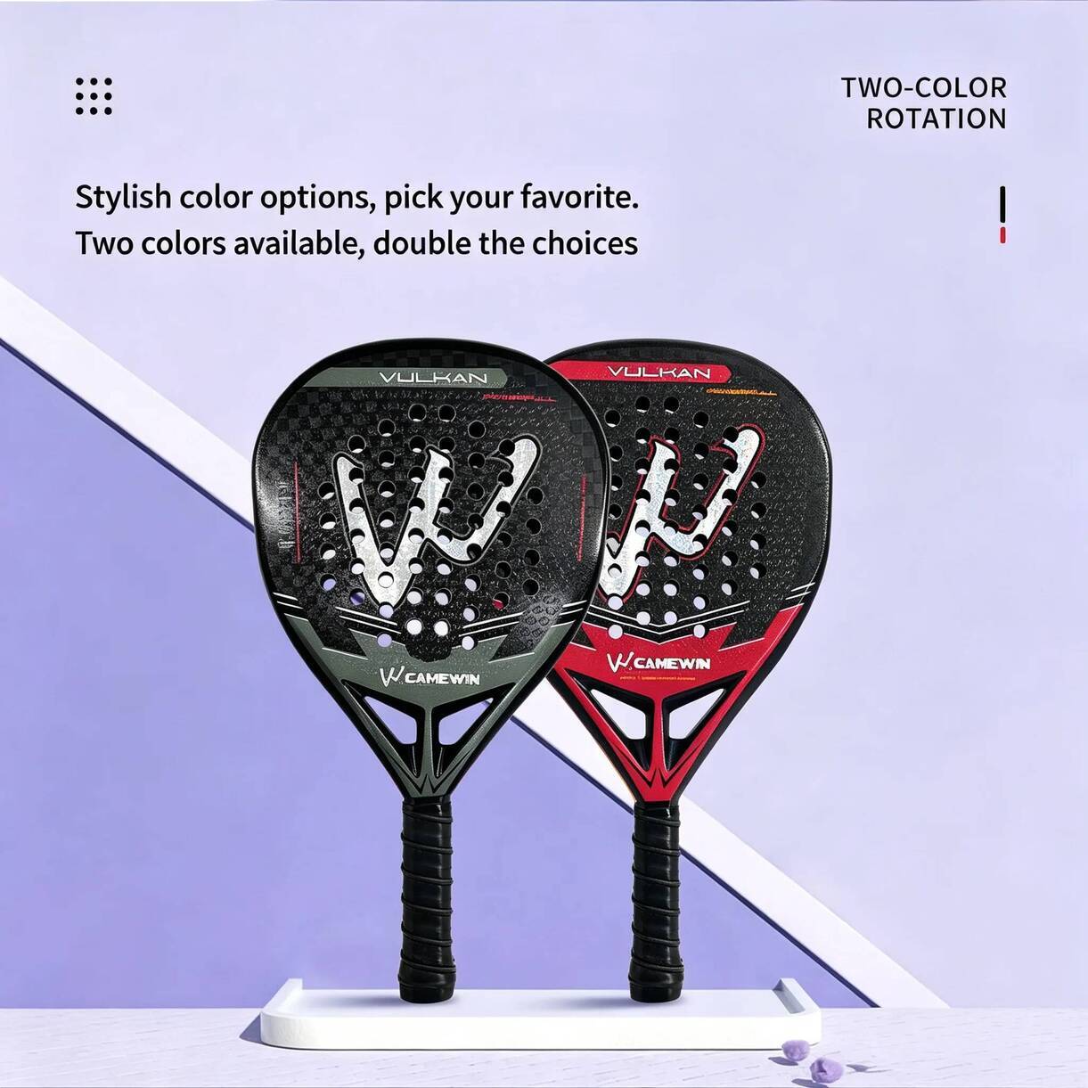 Multi-Piece Tennis Racket Matching Kits CAMEWIN 5025 12K Carbon Fiber Padel Racket EVA Core Beach Tennis Paddle Full Kit With * Bag full graphite pr