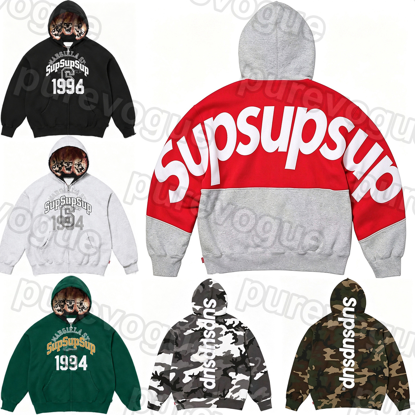 Men High Quality Zip Up Hooded Jacket Loose Fit Long Sleeve Hoodie Sweatshirt Casual Streetwear Pullover Hoodie High Quality Men Zip Up Hoodie Sweat