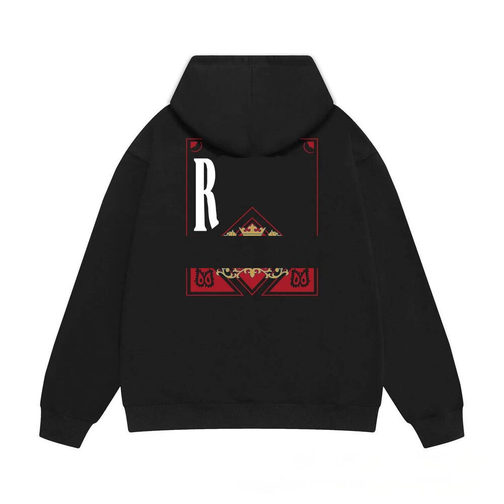 Rhu Hoodie Designer Mens Hoodies Hip Hop Quality Fashion High Street Retro Luxury Hoodie Streetwear High Street Rhud Hoodie Cf2