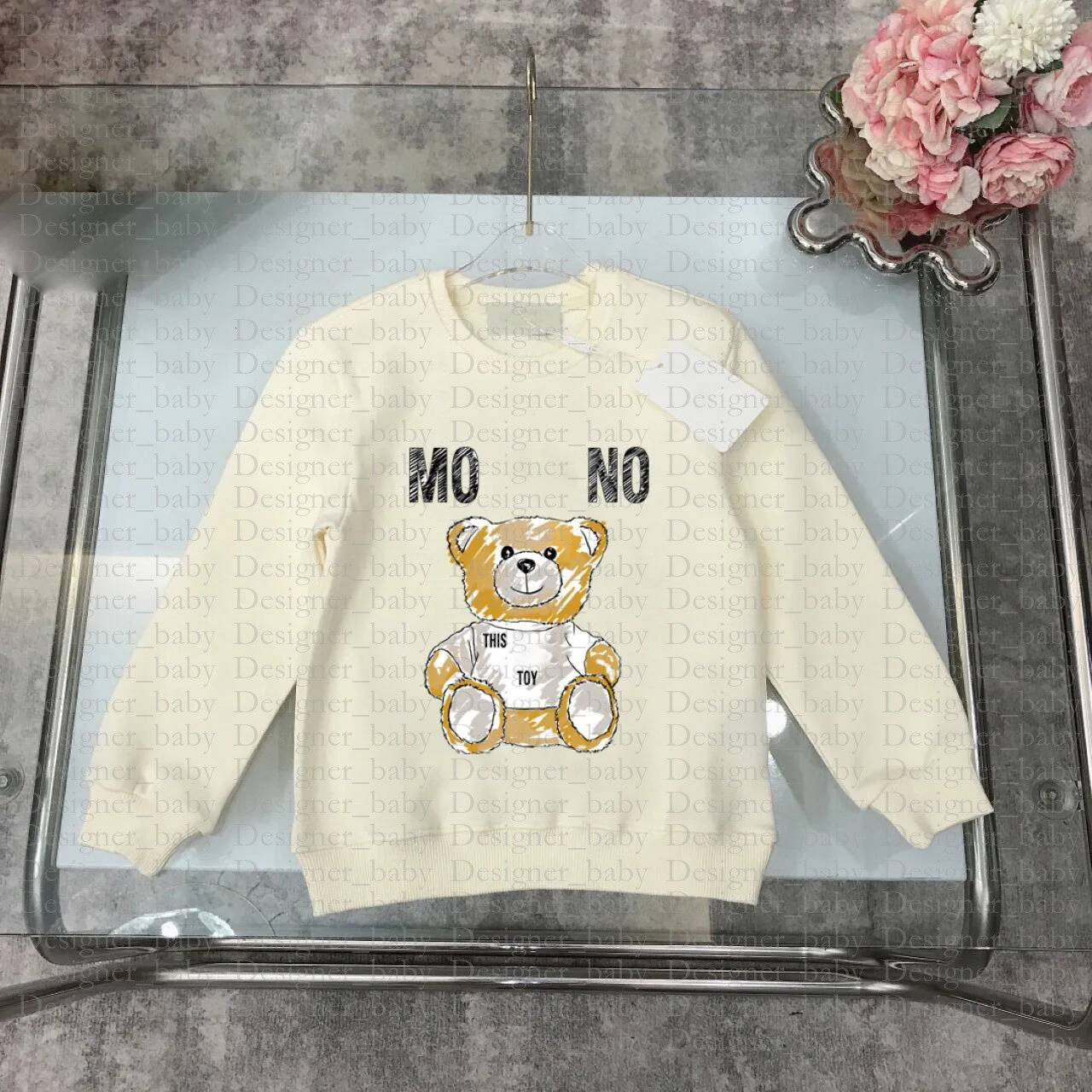 kids hoodies children round neck sweater designer top quality toddler lovely baby hoodie zipper luxury clothes CRD2508041