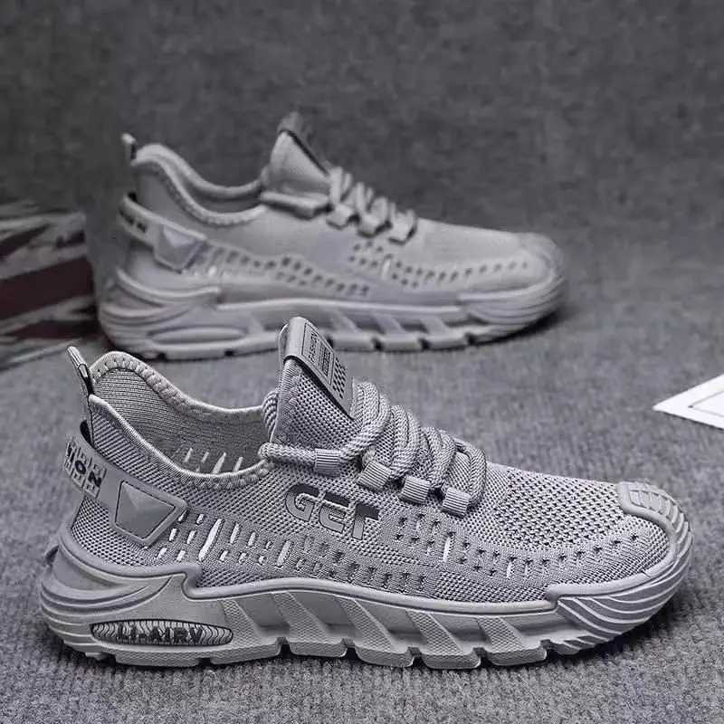 Casual Shoes New Men's Sneakers Thick Sole Comfortable Casual Shoes Lightweight Breathable Fashion Running Shoes Male Tenis Masculino H261016