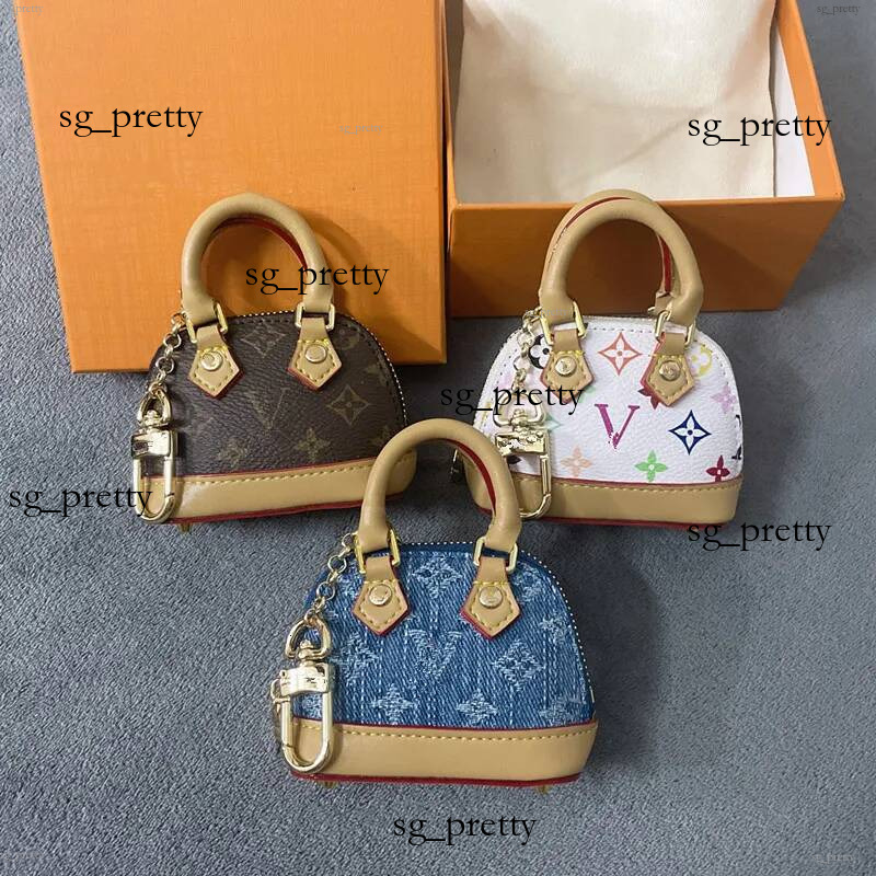 2026designer bag Designer Key Chain Micro Bag Charm Keychain Leather Keychains Man Woman Mini Wallet Bags Pendant Coins PurseBest SellersAAA+