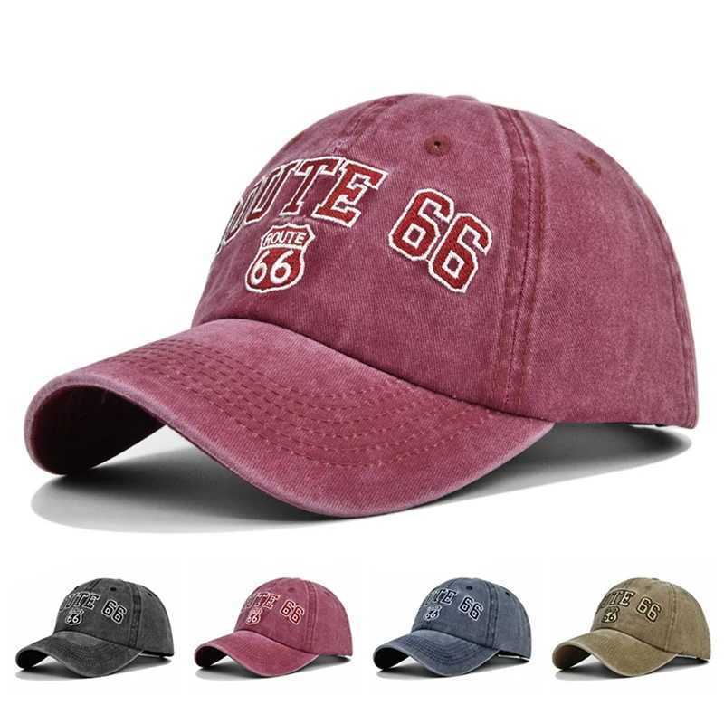 Letter Baseball Cap Embroidery For Women Men Fashion Washed Cotton Snapback Hat Retro Hip Hop Bonnet Trucker Dad Caps Sun Visors M261016