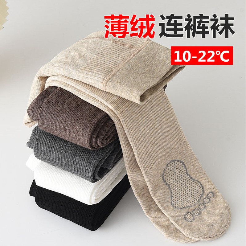 perfume Autumn Winter Thin Vertical Striped cologne Thickened Children's Tights With Graphene Soles For Girls Wholesale New