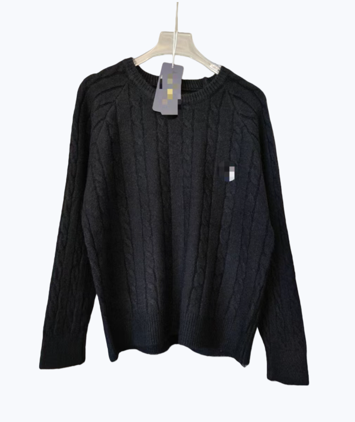 Womens Luxury Sweater Designer Pullover For Woman Fashion Turtleneck Autumn Long Sleeve Card igan Small Horse Design Embroidered
