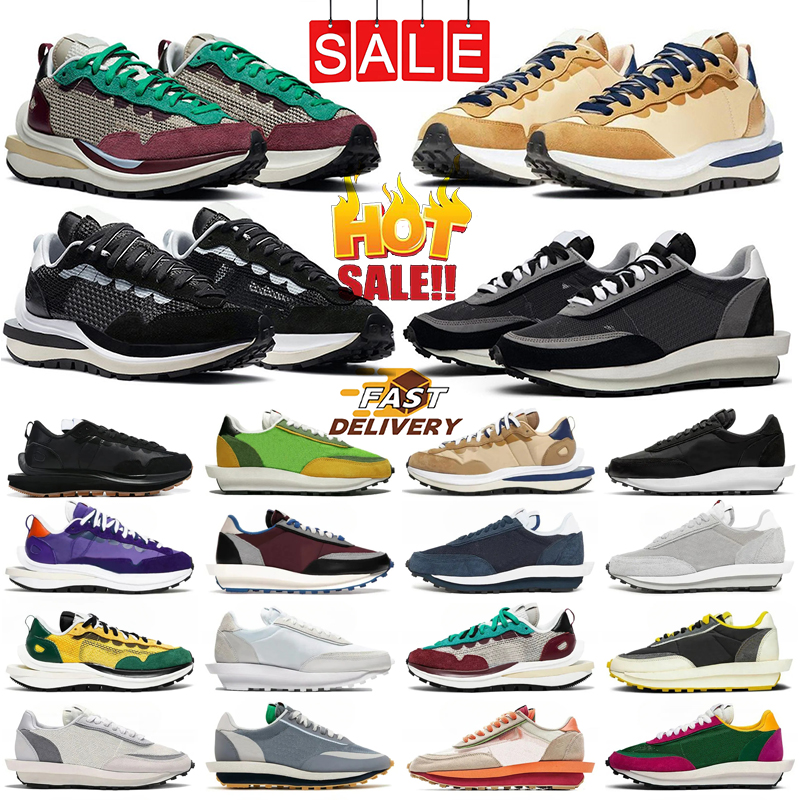 Designer running Waffles Shoes Sail nylon Black Tour Yellow Stadium Sail Gum Blue Void Bright Citron Grey Game Royal Sneakers 36-45