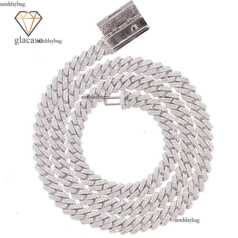 Sparkling Cluster bracelet Gold and for women Sier Plated VVS Gra Silicon Stone Iced Out Men's Cuban jewlery Chain Bracelet