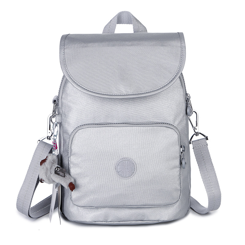 Kippling Luxury Kiplin Designer Bag Flip Top Backpack Vanity Nylon Waterproof Multi Pocket Convertible Shoulder Bag For Women Travel School Kids Han