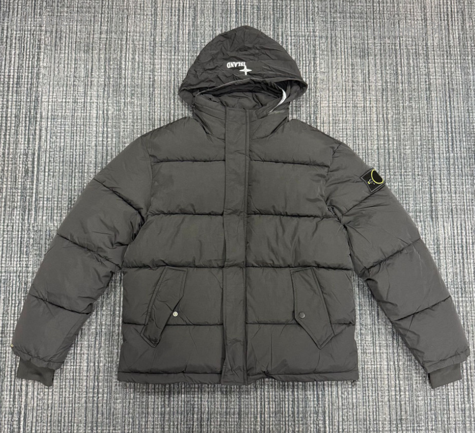 Stone Is Jacket Men Designer Stonely Puffer Jacket Compass Badges Parkas Winter Warm Down Jackets Tie Dye Armband Made Old Washed Outerwear Duck Dow