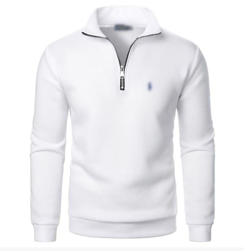 Designer hoodie Luxury zip knit Embroidered Pony Couple top pullover half zipper luxury casual jumper autumn wool men hoodies polo