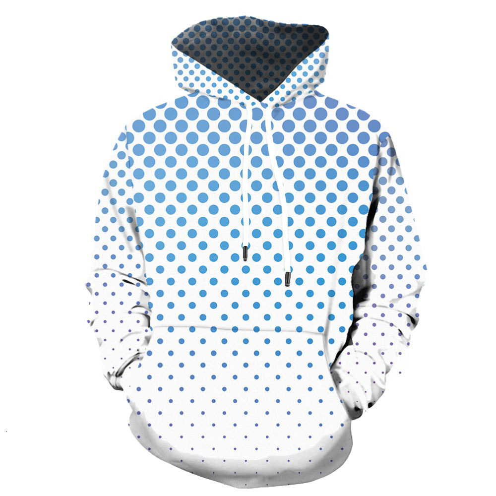 2026 Foreign Trade Men's Clothing Autumn Winter Long Sleeve European American Street Hooded 3D Wolf Print Sweatshirt Men Free Shipping