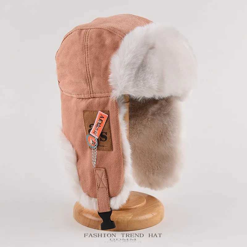 Trapper Hats Unisex Ushanka Hat Winter Faux Fur Windproof Warm Thick Ear Flap Trapper Hat Men Women Cycling Motorcycle Cold Weather ThermalT261017
