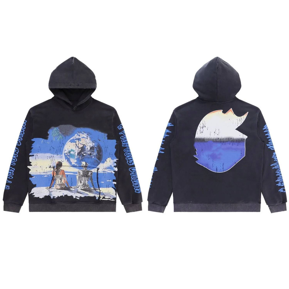 Godness Speedness Hoodie Men Women Designer Pullover Y2k Hip Hop Gothic Clothes Unisex Casual Skull Letter Graphic Print Godspees Shirt Long Sleeve