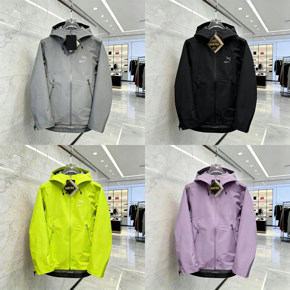 Bone Bird Jacket Men Women Designer Goretex Jacket Hard Shell Zip Up Waterproof Hood Windbreaker Loose Skiing Outdoor Hiking Clothes Jacket E69