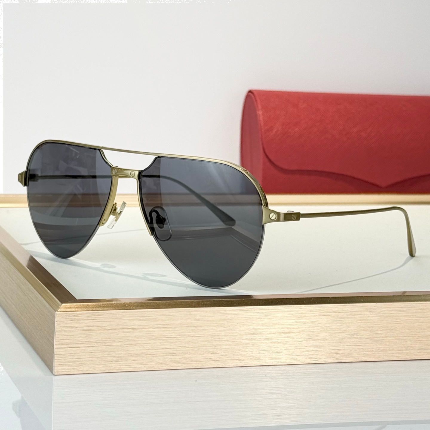 Sunglasses For Men Women Summer 0229 Popular Designer Stylish Outdoor Catwalk Leisure Style Anti-Ultraviolet UV400 Plate Oval Half Frame Glasses Ran