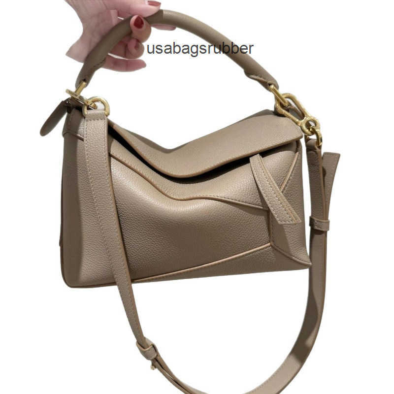 Designer Style Multi Panel Leather Handbag Unique Silhouette Top Handle Bag For Party Wear