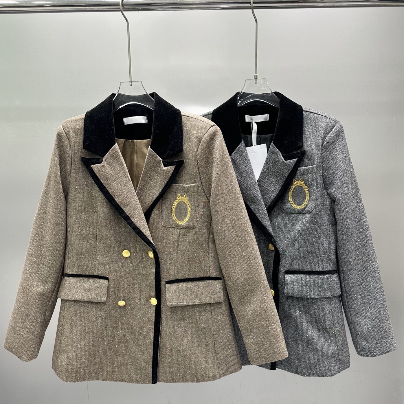 Designer Women's Jackets belted jacket casual blazer Women Outerwear autumn and winter long sleeve Coats Waistcoat without box