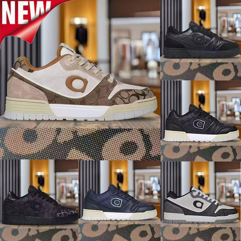 With Box Designer Shoes for Men Casual Shoe Luxury Soho Sneakers conchs Beige Black Chalk Grey Leather Shoe Fashion Mens Walking Sneaker Outdoor Spo