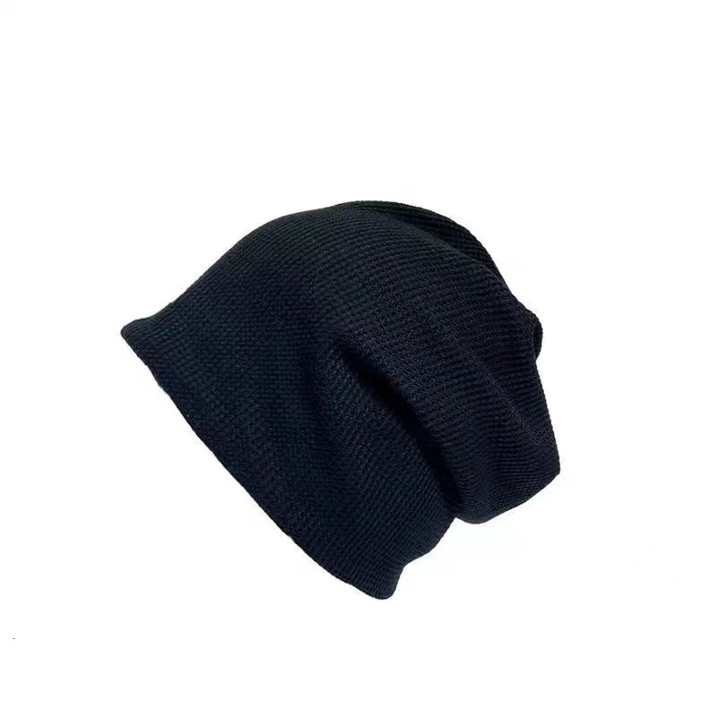 Internet Celebrity Slouchy for Women, Spring and Autumn Thin Postpartum Knitted Wool Maternity Hat, Summer Fashion Versatile Headwrap Cold Hat