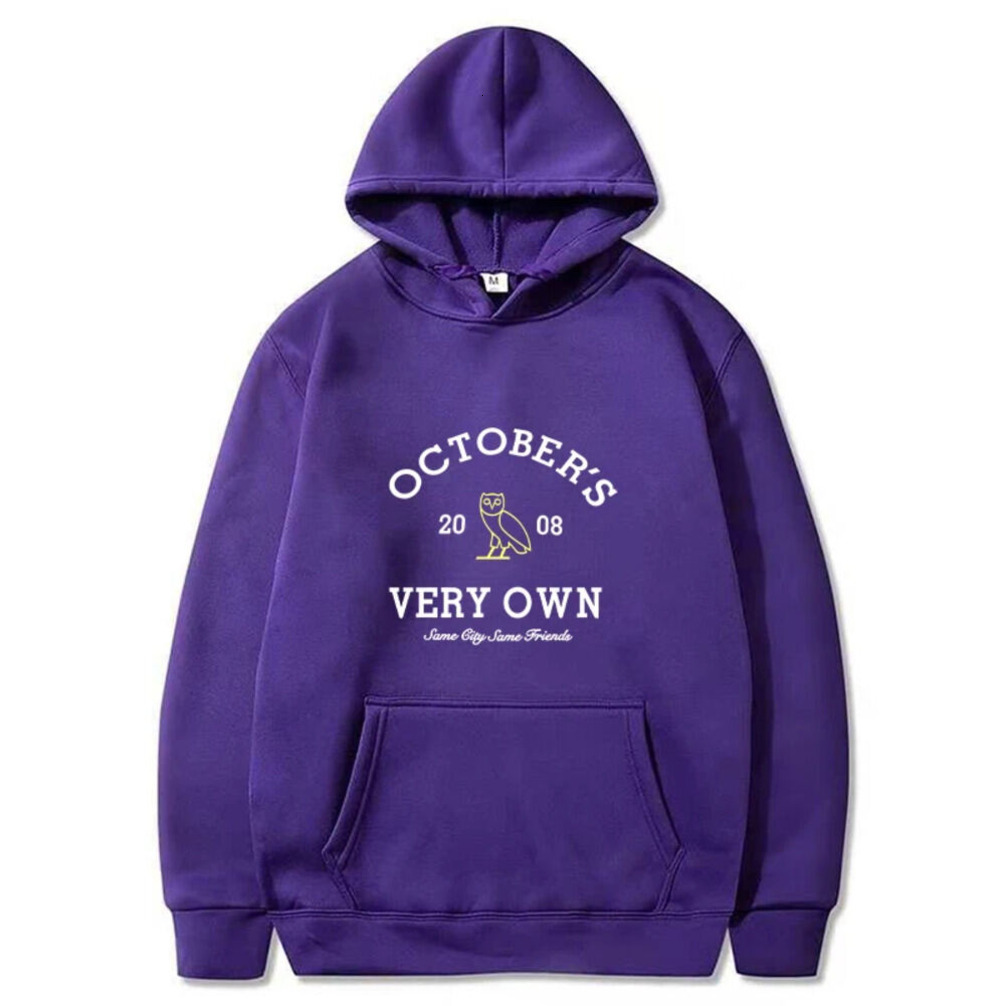 Ovohoodies Mens Womens Designer High Street Clothes Ovohoodiie Classic Owl Letter Graphic Print Hooded Fashion Casual Pullover Streetwear Sweatshirt