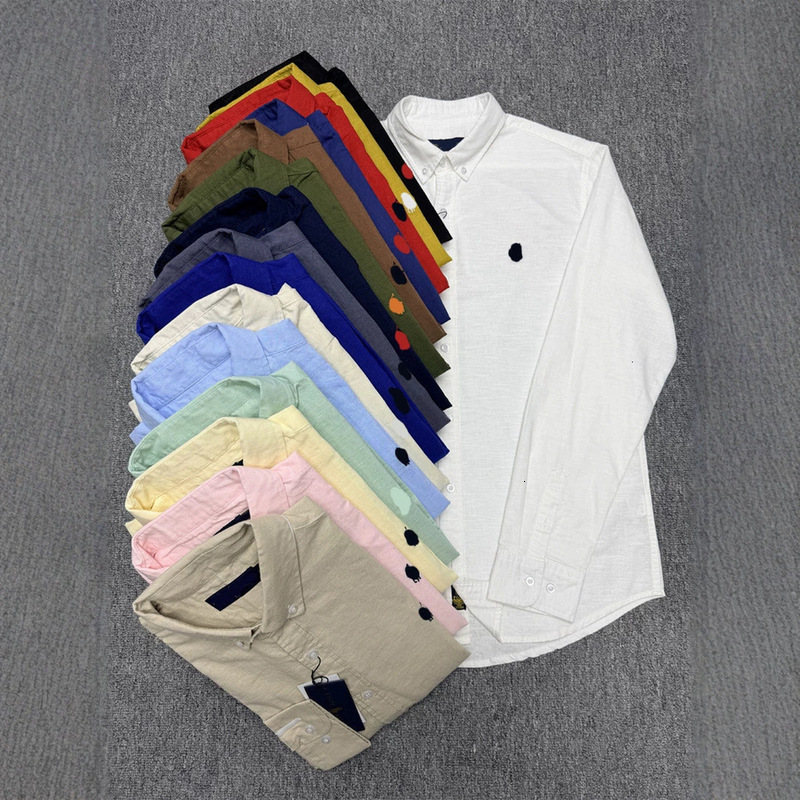 POLO Shirt Long-sleeved T-shirt Men's Casual Shirt Small Horse Embroidery Designer Button-down Shirt Casual Business Shirt Men's And Women