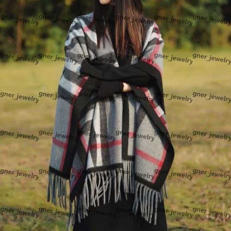 Scarves for Women's Cashmere Winter Women Designer Fashion Sleeve Shawl, Wrap Poncho Scarf Shawl Double sided Colors designer silk scarf Patchw